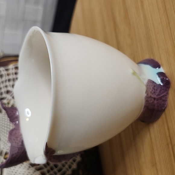 👉*VERY RARE VINTAGE* FRANZ PORCELAIN BASIL TEA CUP & SAUCER SET ~EXCELLENT COND - Picture 7 of 13